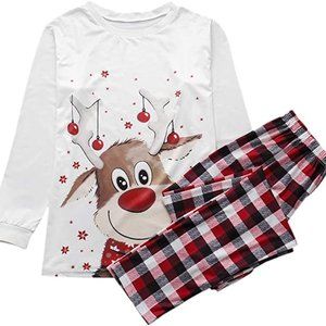 Christmas Pajamas for Family Christmas Matching Sets Holiday Clothes Santa Suit